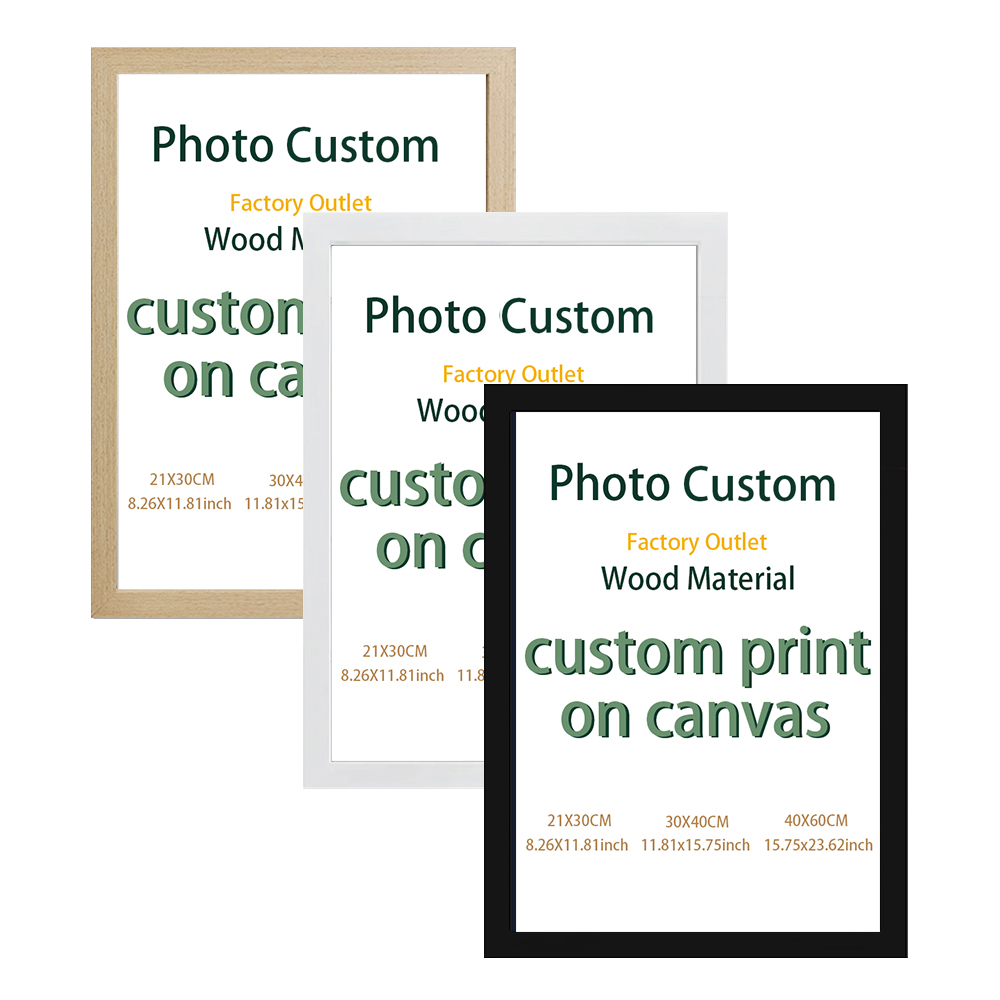 Sustainable Living Practices - Customized canvas painting plus photo frame,high-definition