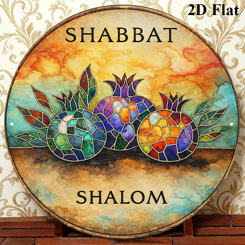 Sustainable Living Practices - CIFBUY Vintage Aluminum Wall Art Waterproof