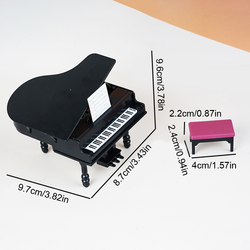 1:12 Dollhouse Miniature Piano - Sustainable Living Practices recension och pris