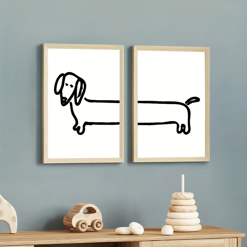 2PCS Modern Dachshund  Funny D - Sustainable Living Practices recension och pris