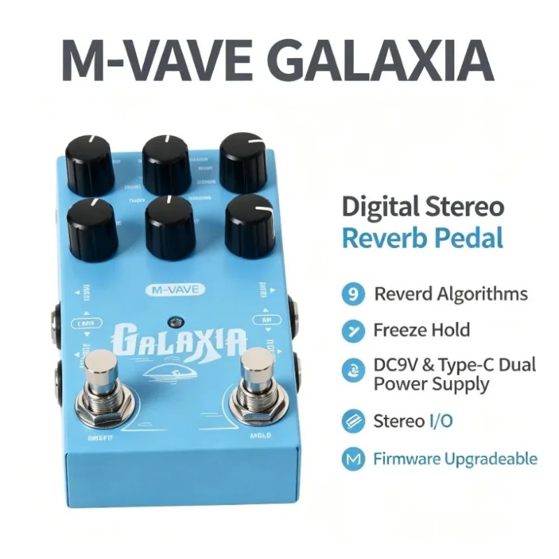M-VAVE Reverb Guitar Pedal Fre - Sustainable Living Usa recension och pris