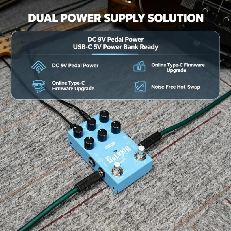 M-VAVE Reverb Guitar Pedal Fre - Sustainable Living Usa recension och pris